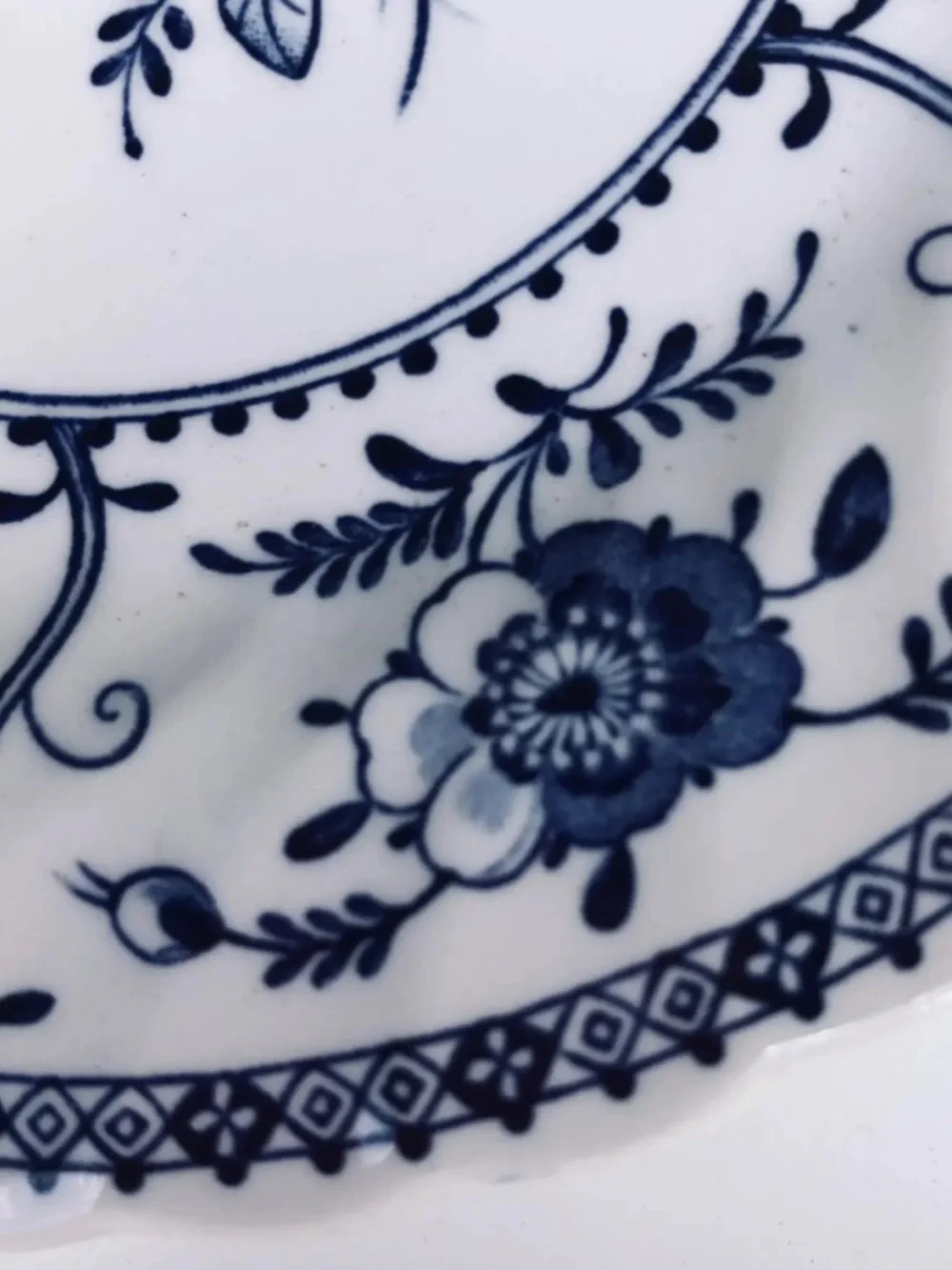 Johnson Brothers Indies Blue Set of Four Bread and Butter or Dessert Plates